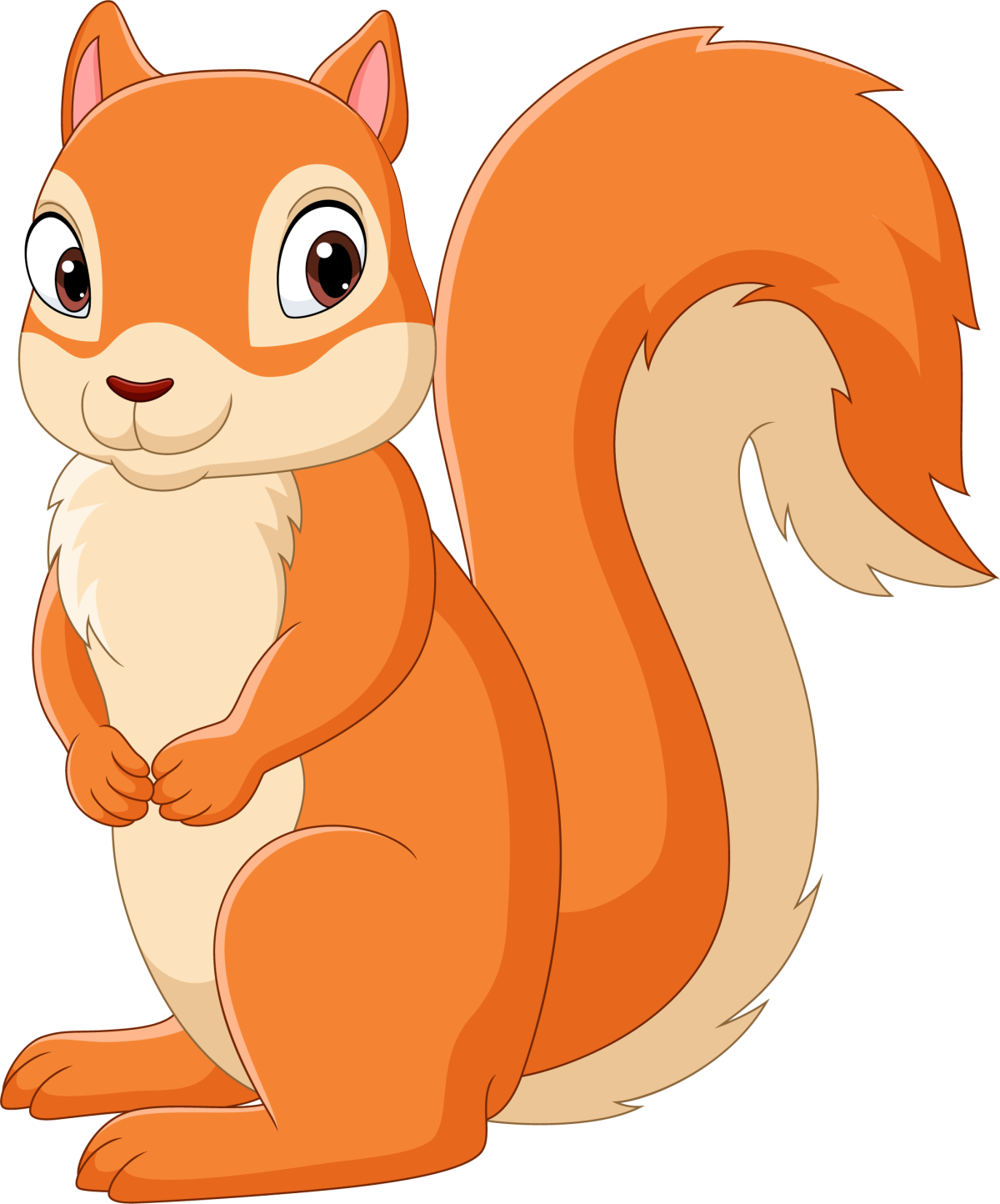 Милый Бельчонок вектор