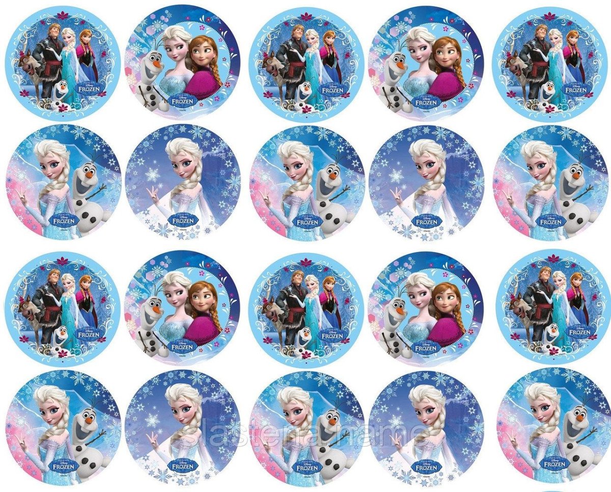 Снежинки в стиле Холодное сердце