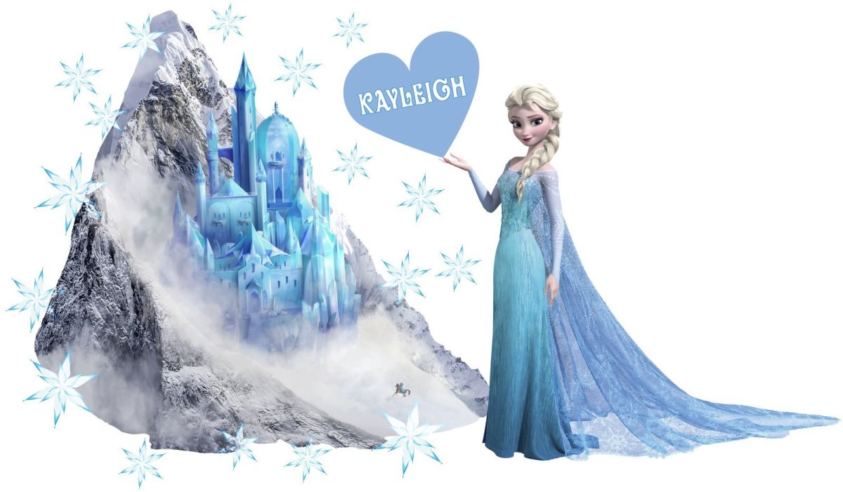 Сахарная печать Холодное сердце Эльза и Анна