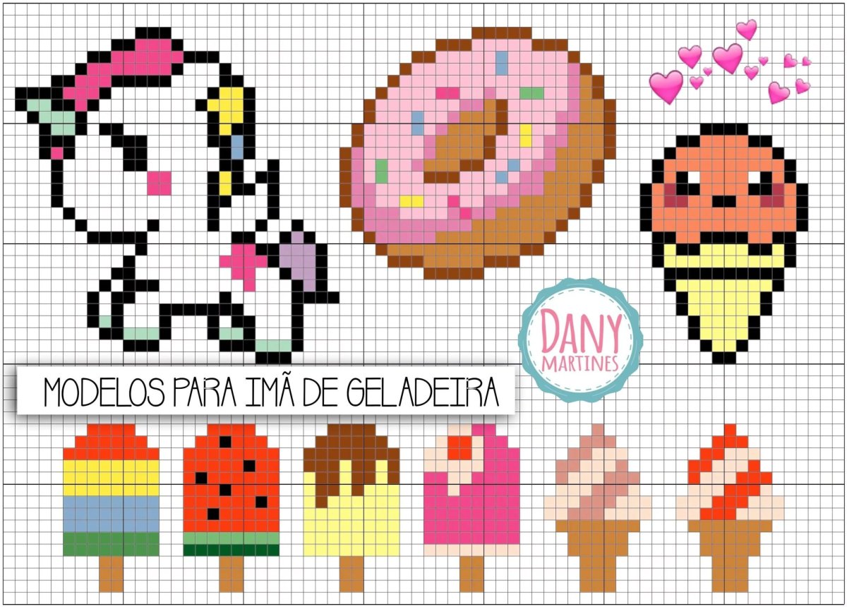 Мини рисунки по клеточкам