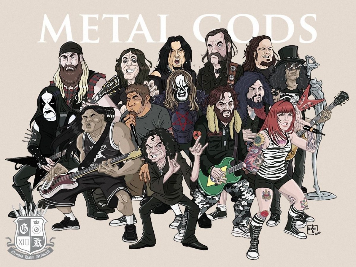 Хеви метал логотип