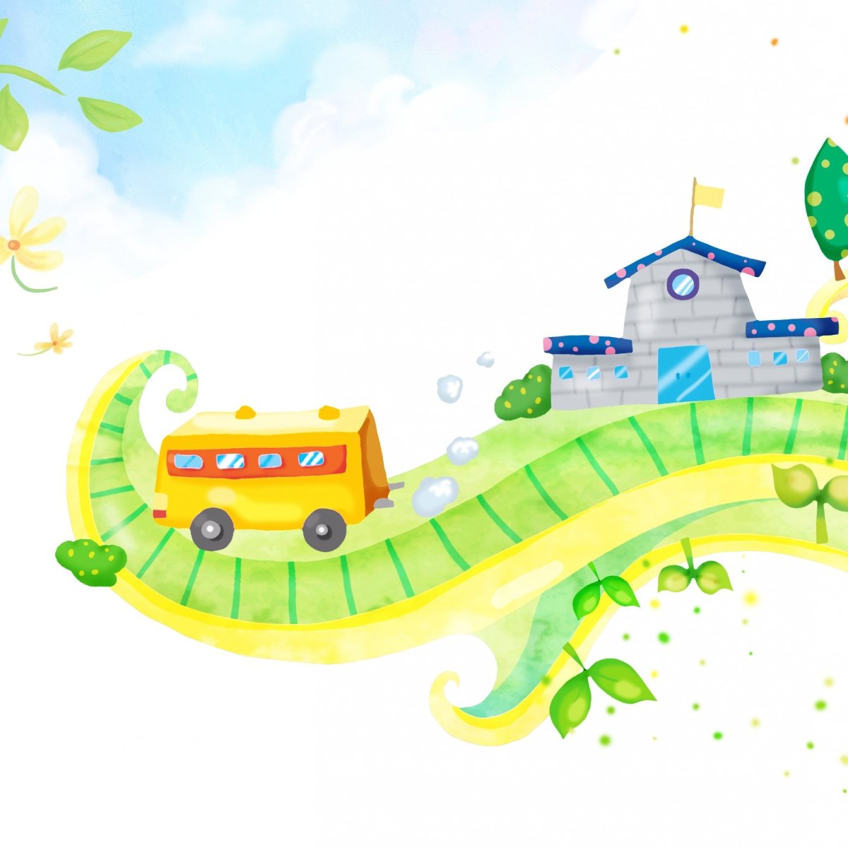 Детский фон машинки