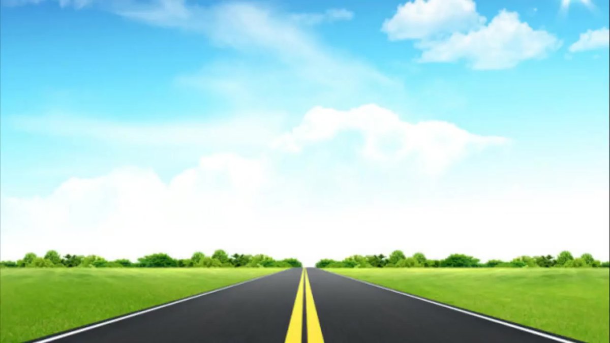 Дорога мультяшная