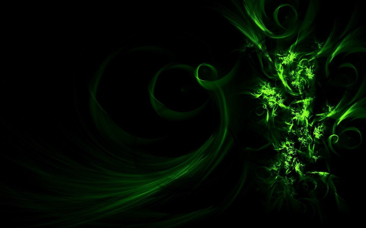 Темно зеленые обои