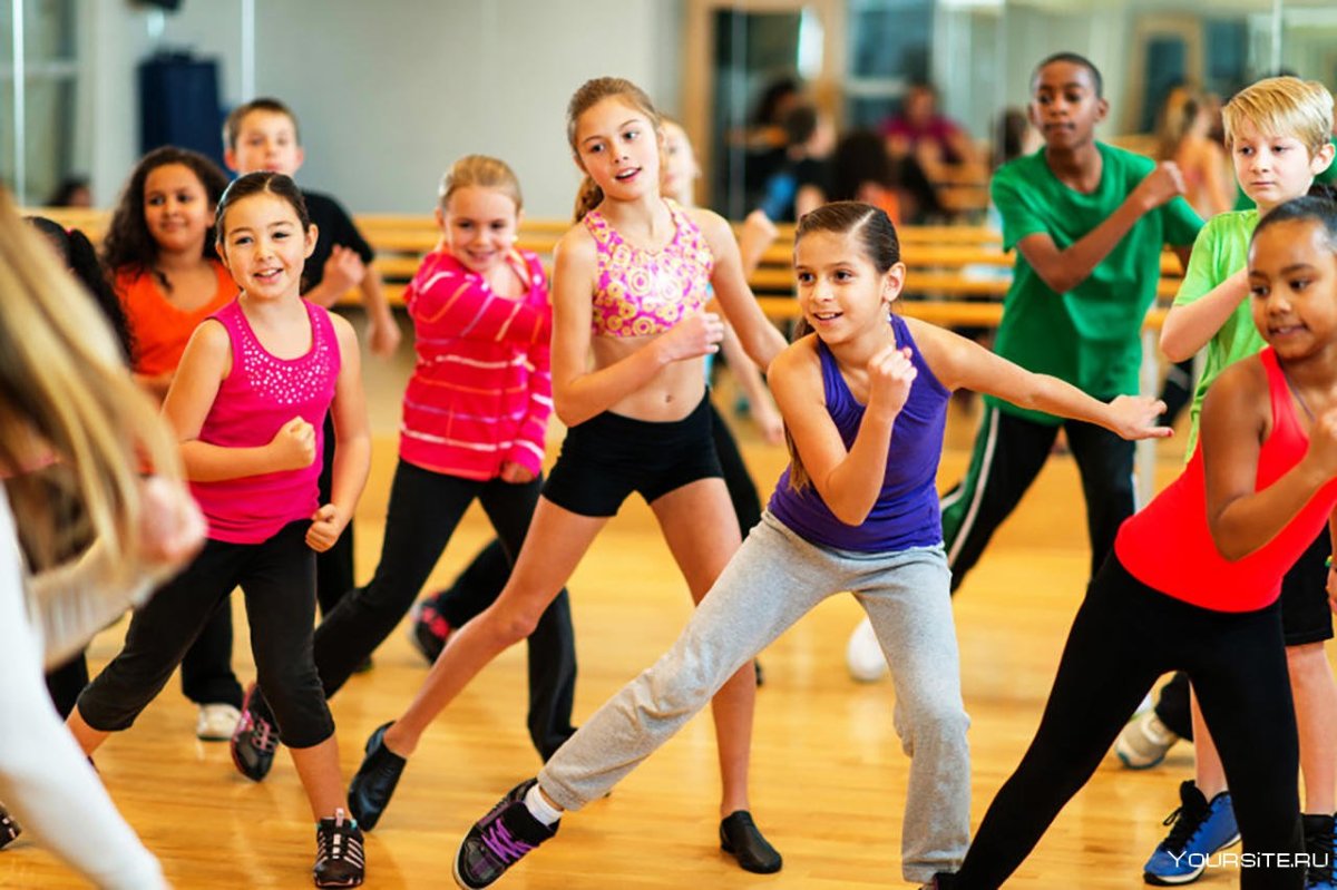 Фигуры танцующих детей