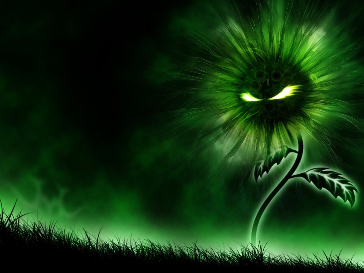 Яблоко на черном фоне