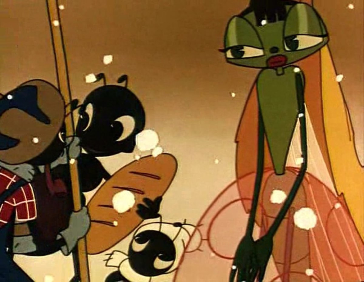 Попрыгунья Стрекоза мультфильм