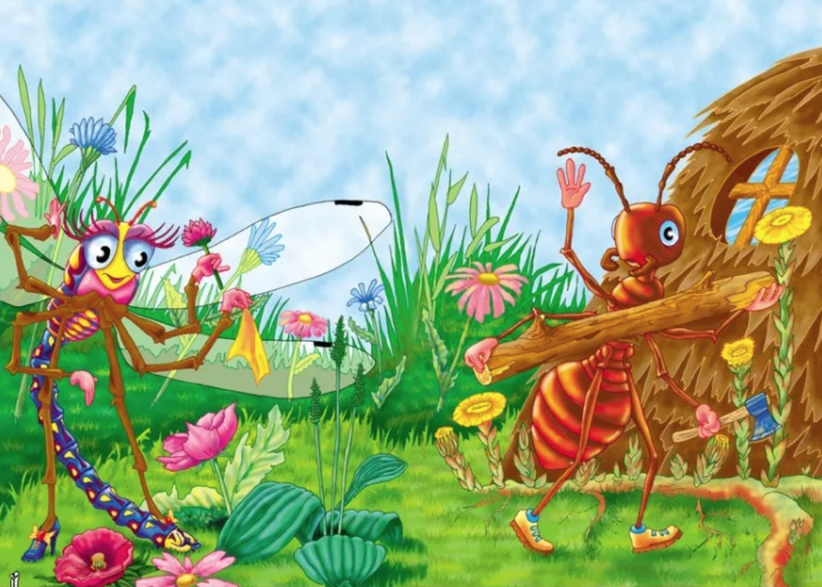 Попрыгунья Стрекоза мультфильм