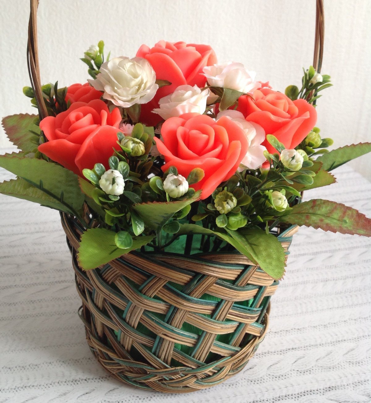 Корзинка с розами