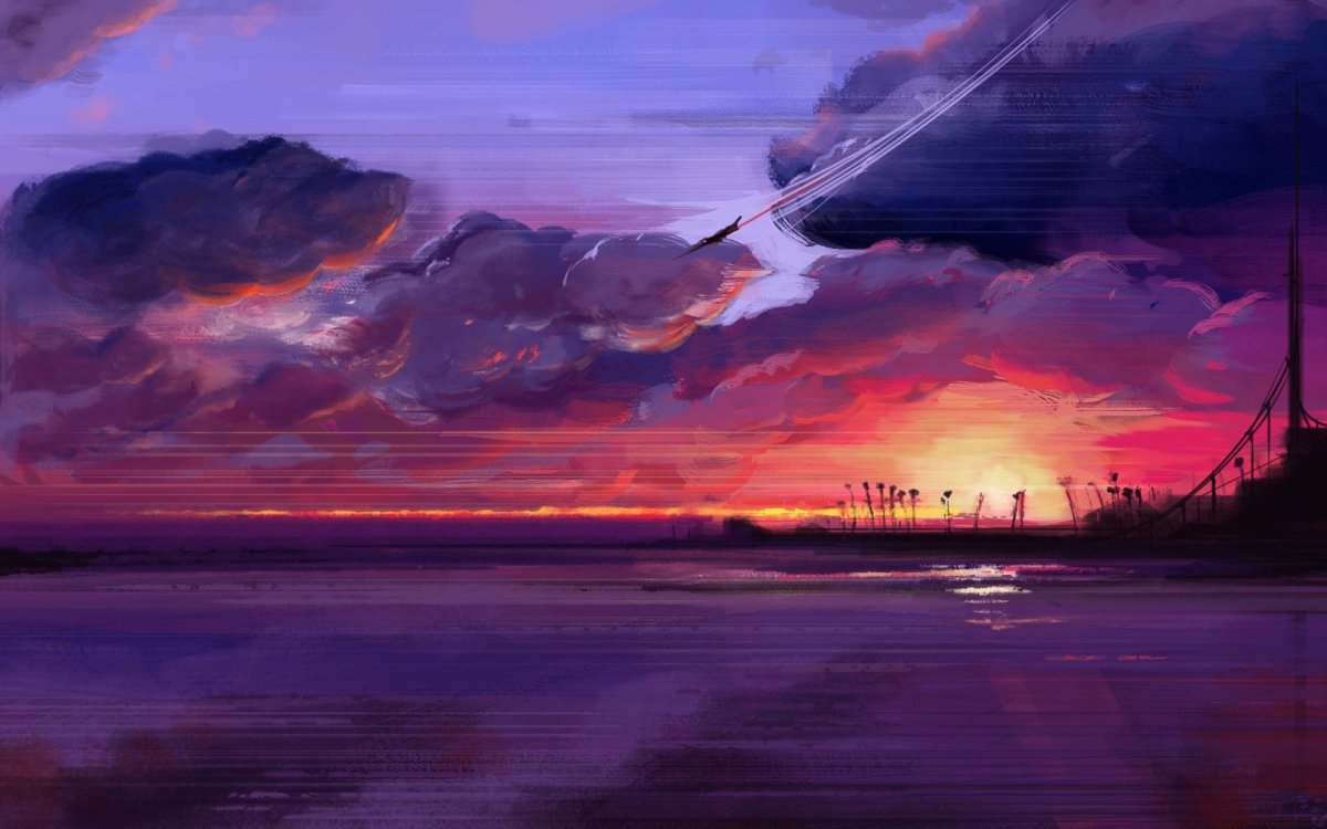 Аниме пейзаж