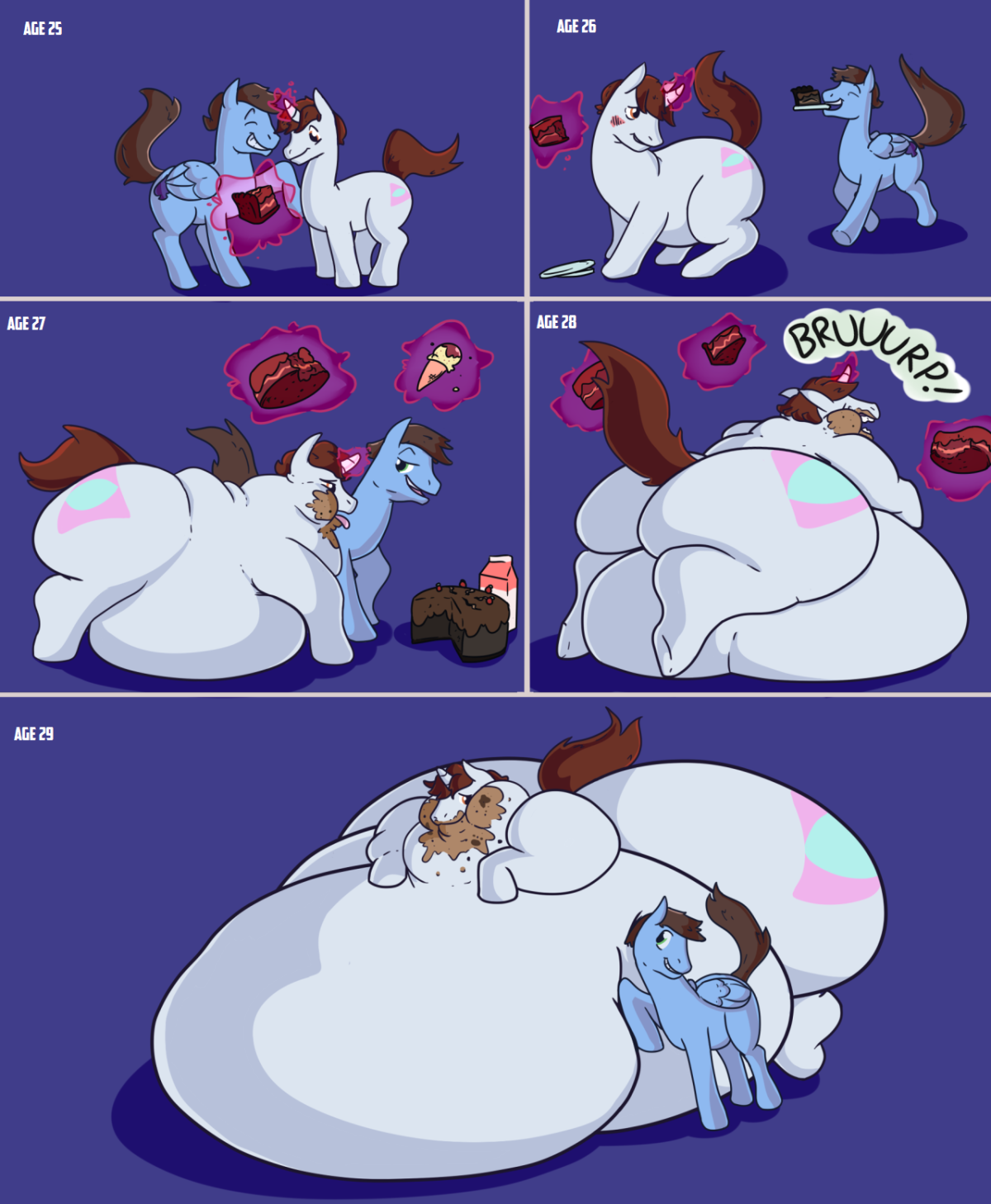 Жирные пони