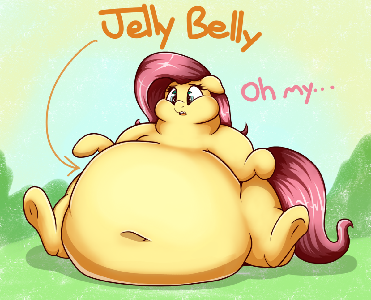 MLP Fluttershy fat belly
