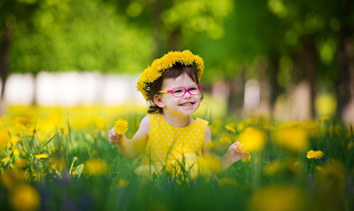 Дети лето радость