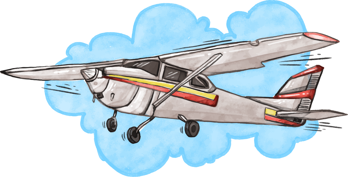 Самолет рисунок