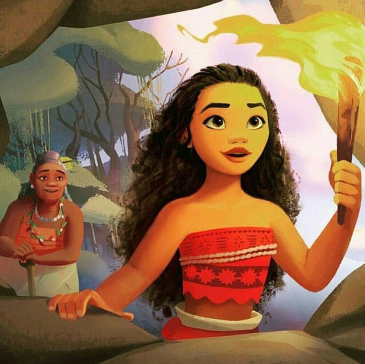 Настоящая гора из мультика Моана