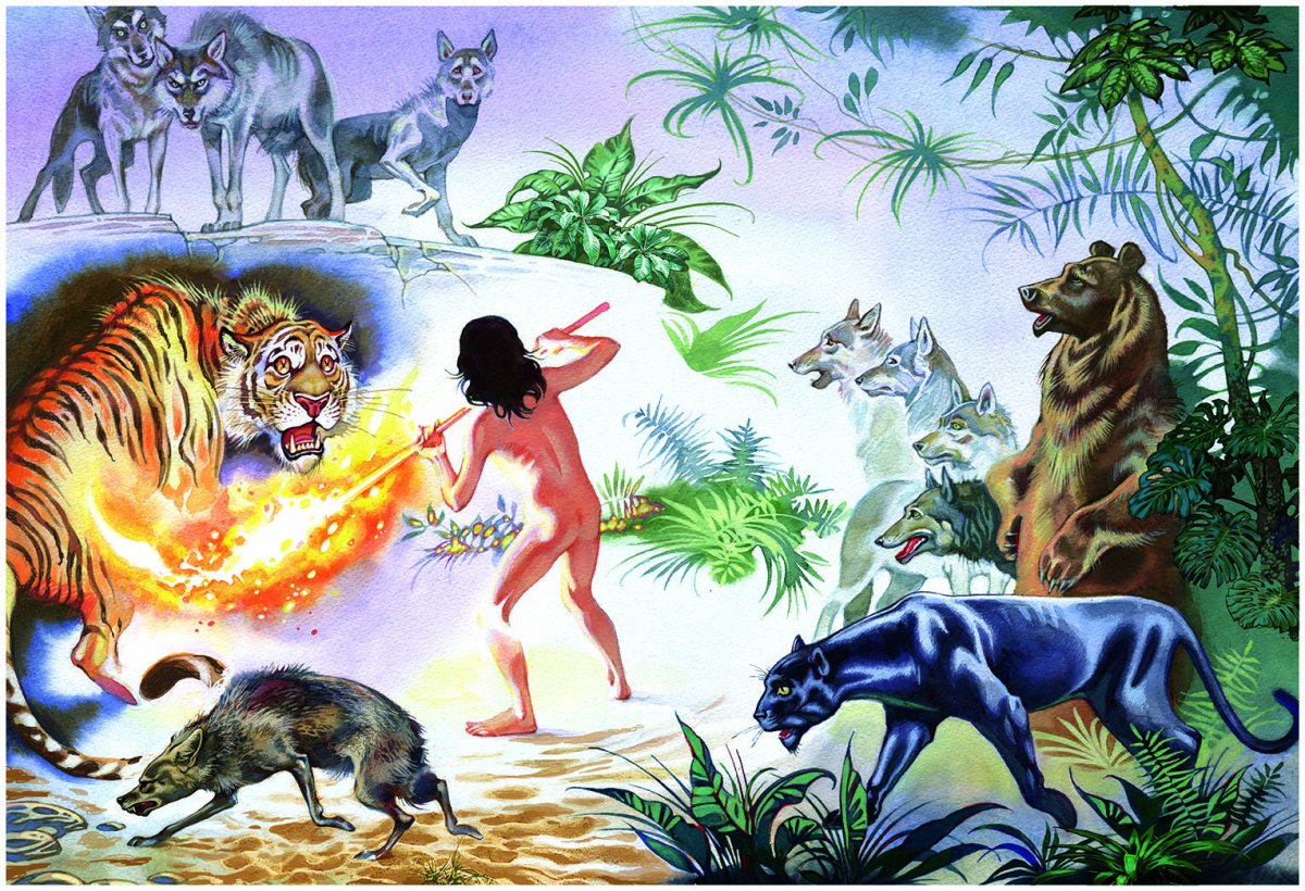 Маугли мультфильм обезьяна