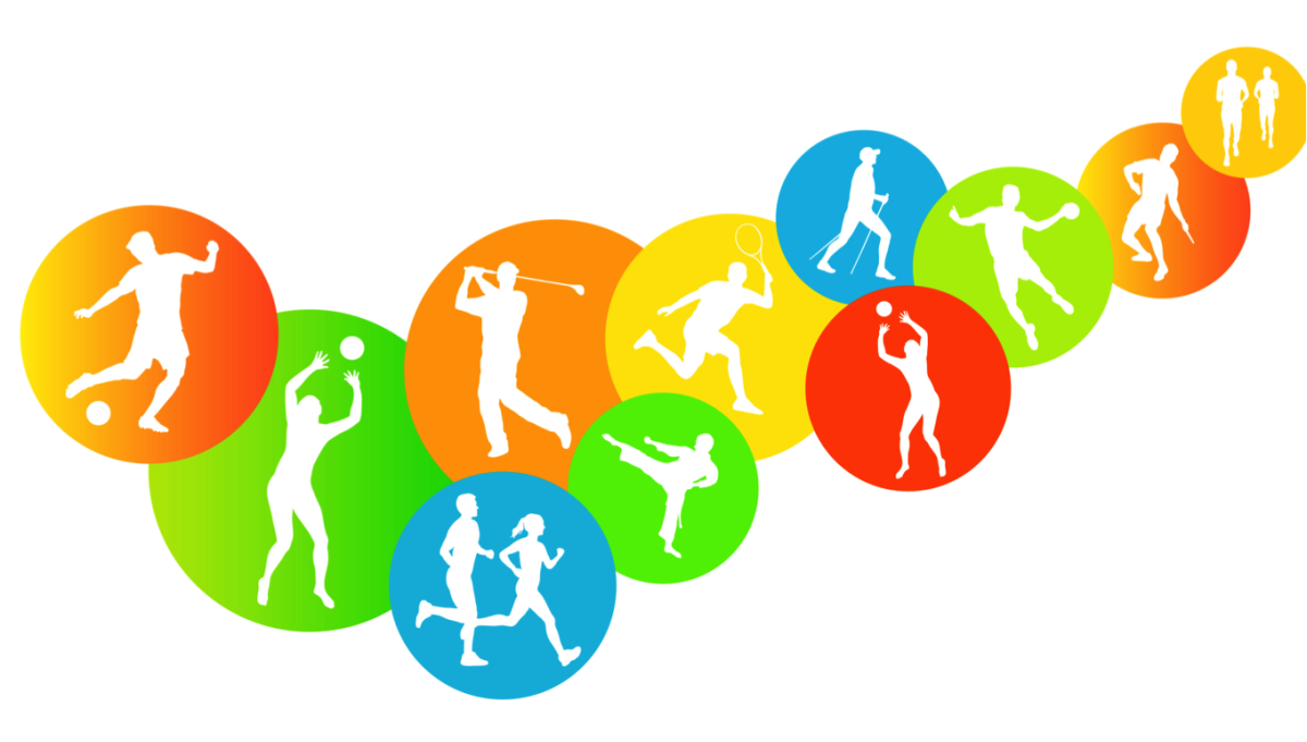 Спортивный фон для презентации