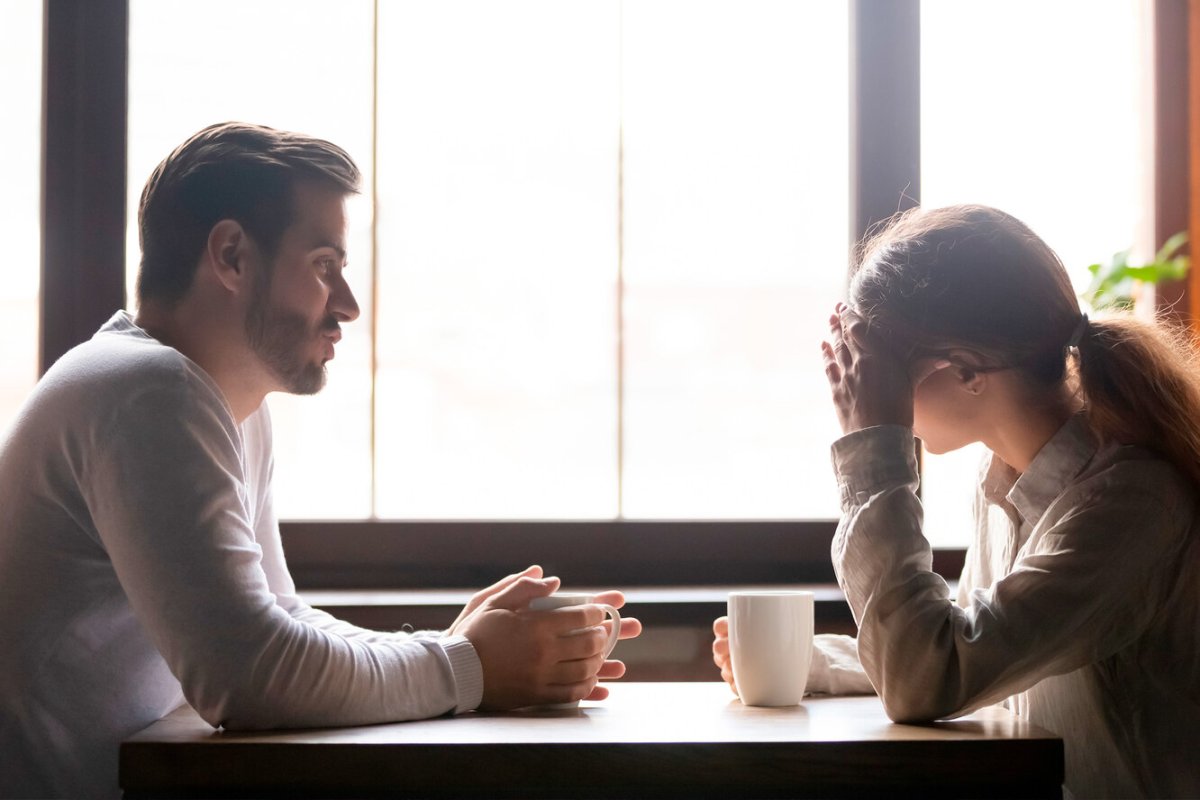 Беседа мужчины и женщины