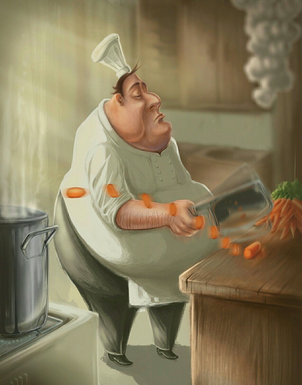 Повар мультяшный