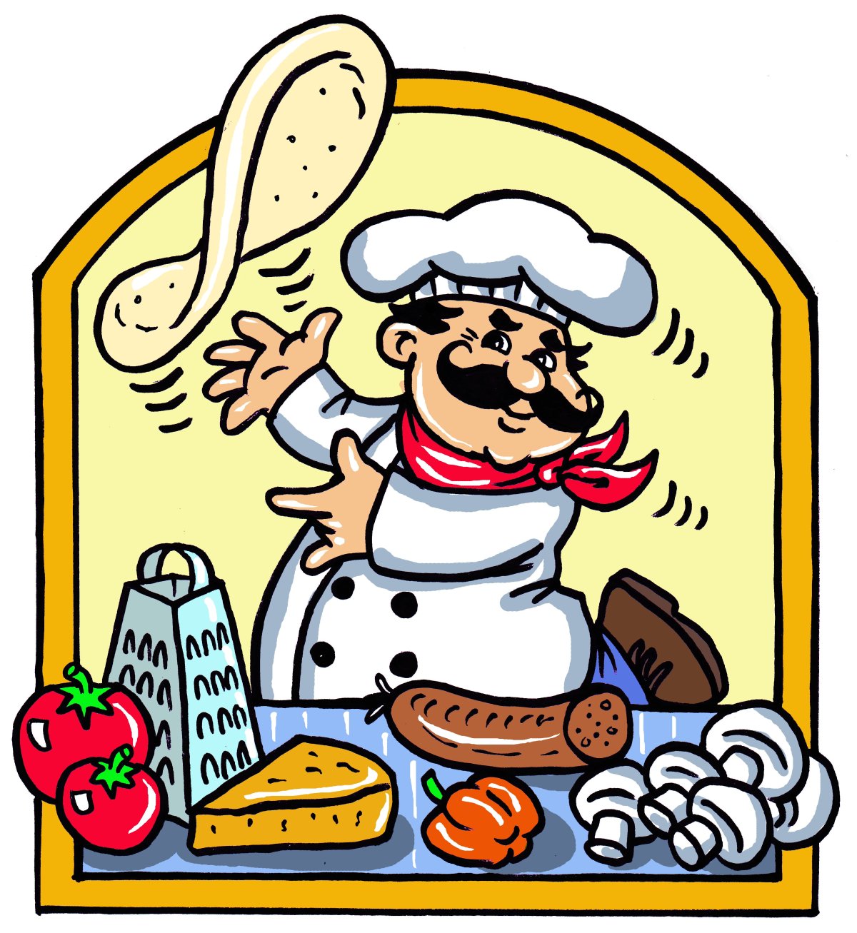 Пекарь мультяшный