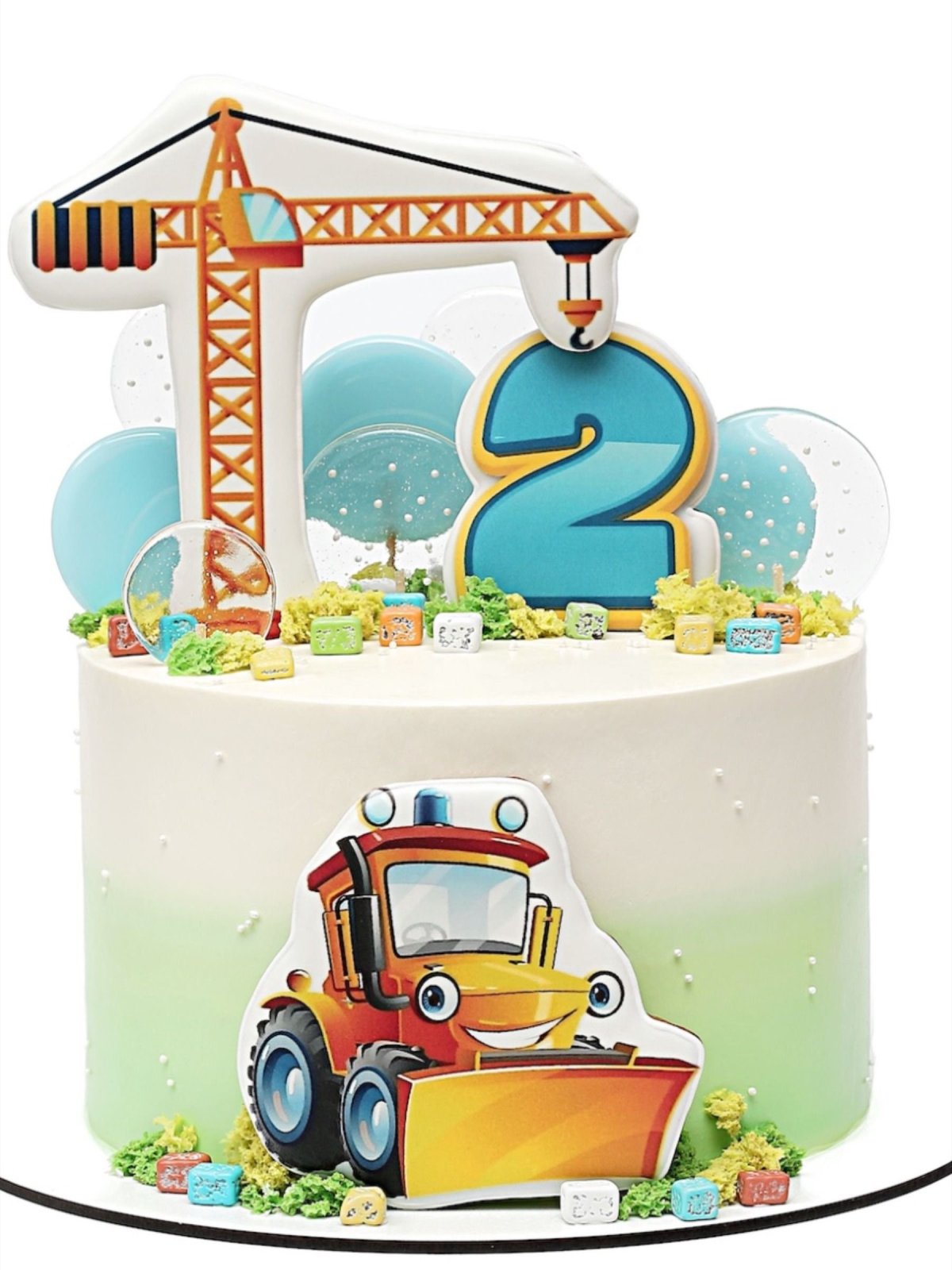 Торт «экскаватор»