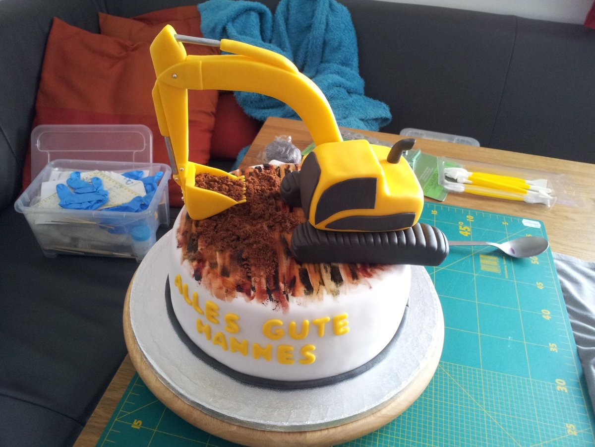 Торт стройка для мальчика