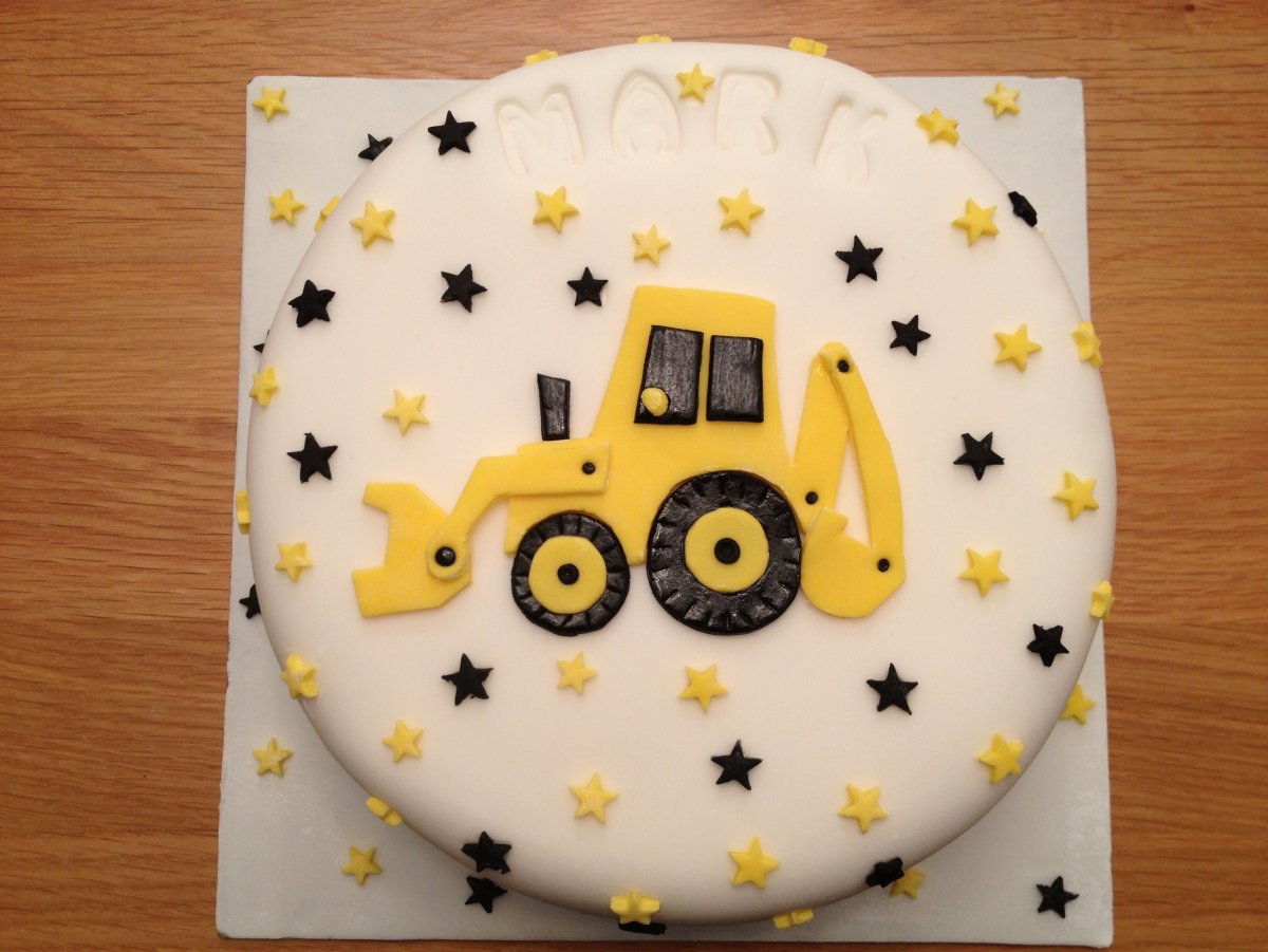 Торт JCB трактор