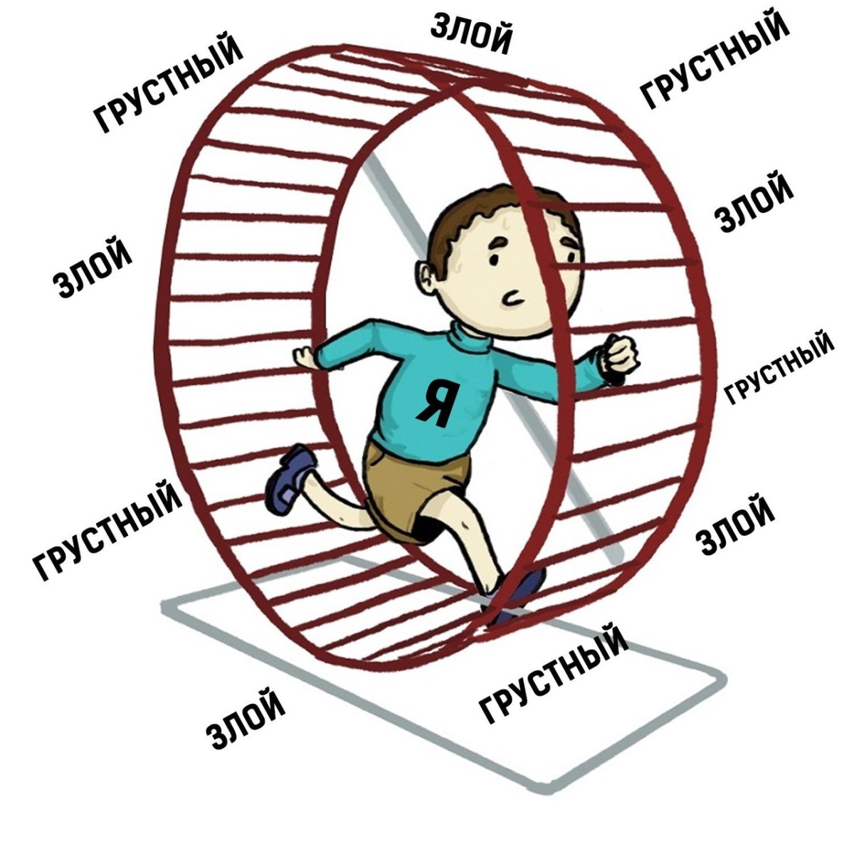 Белка в колесе картинки со смыслом