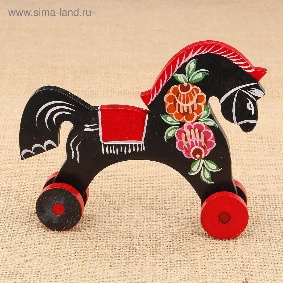 Городецкая роспись коняшка