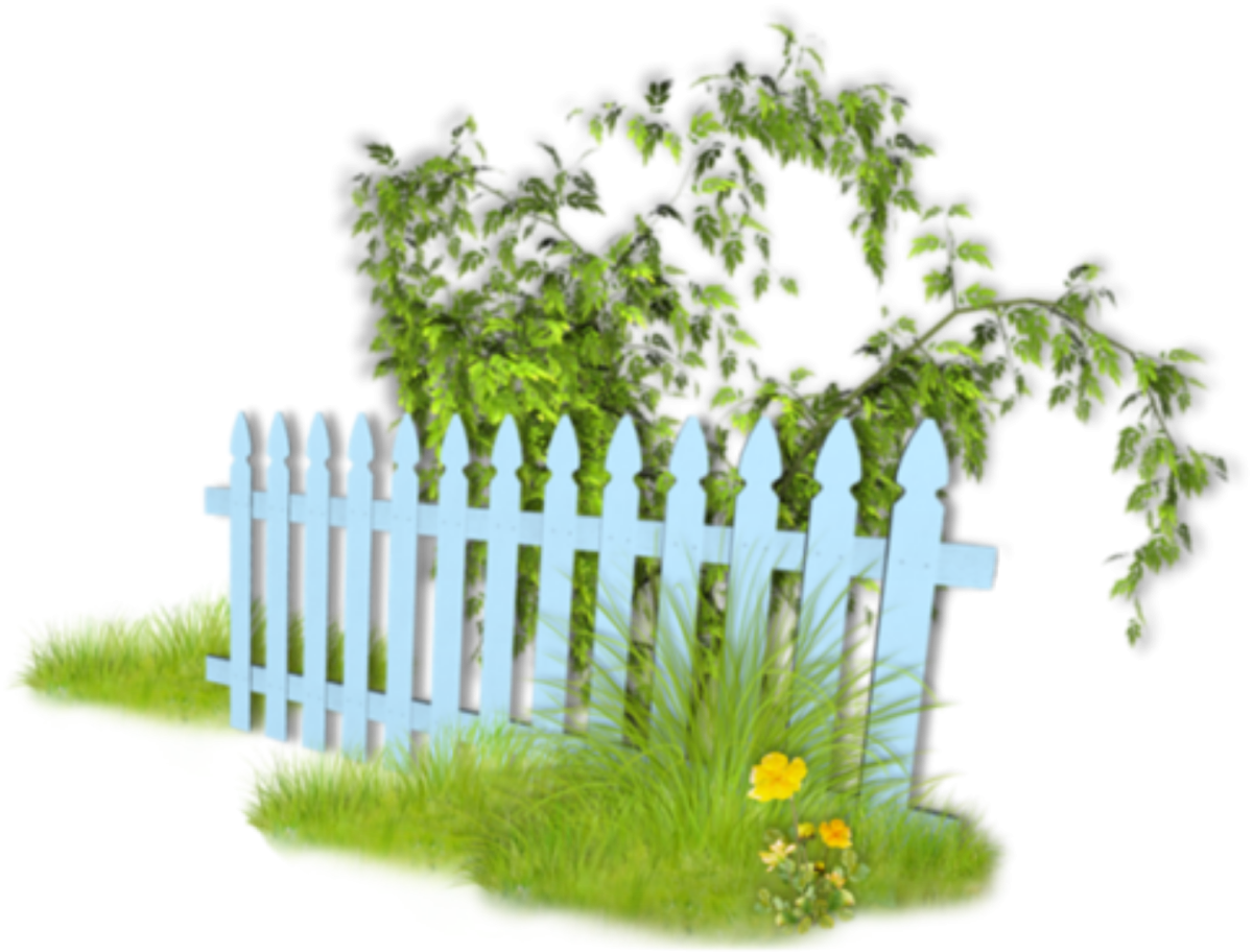 Заборчик с цветочками