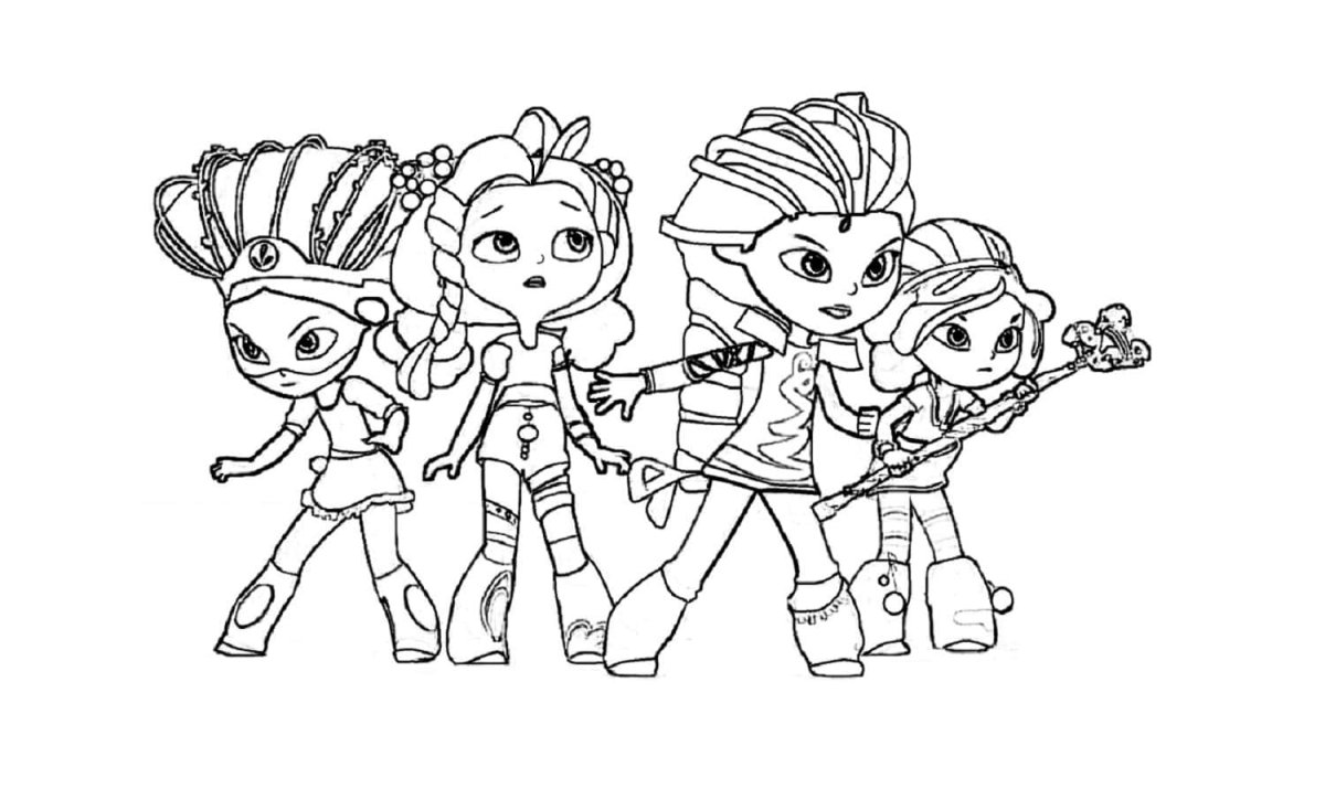 Раскраски сказочный патруль Ядвига Петровна