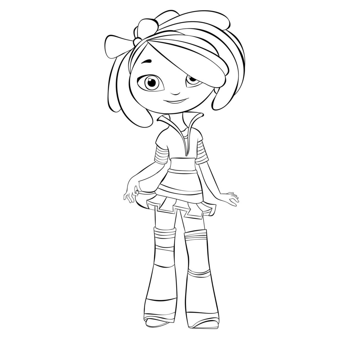 Варя Русалка из сказочного патруля раскраска