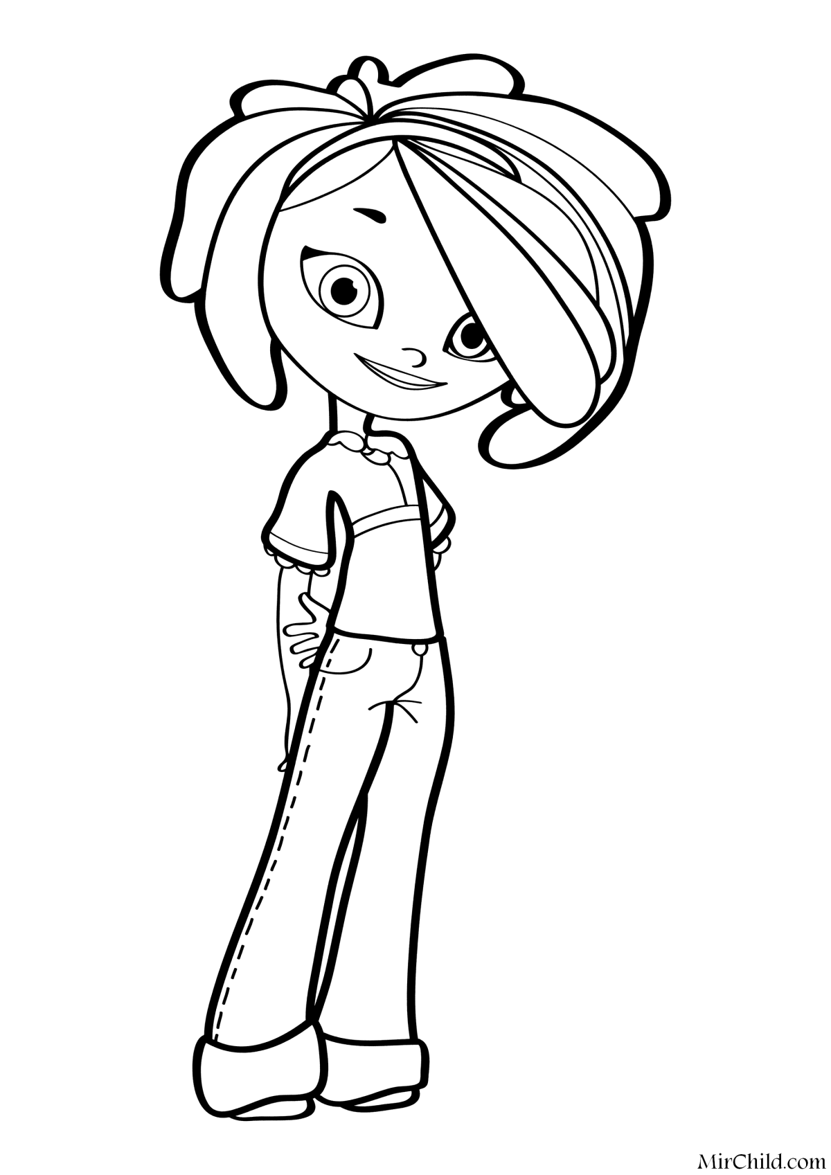 Сказочный патруль Снежка раскраска