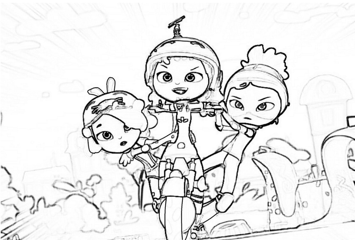 Раскраска царевны Аленка