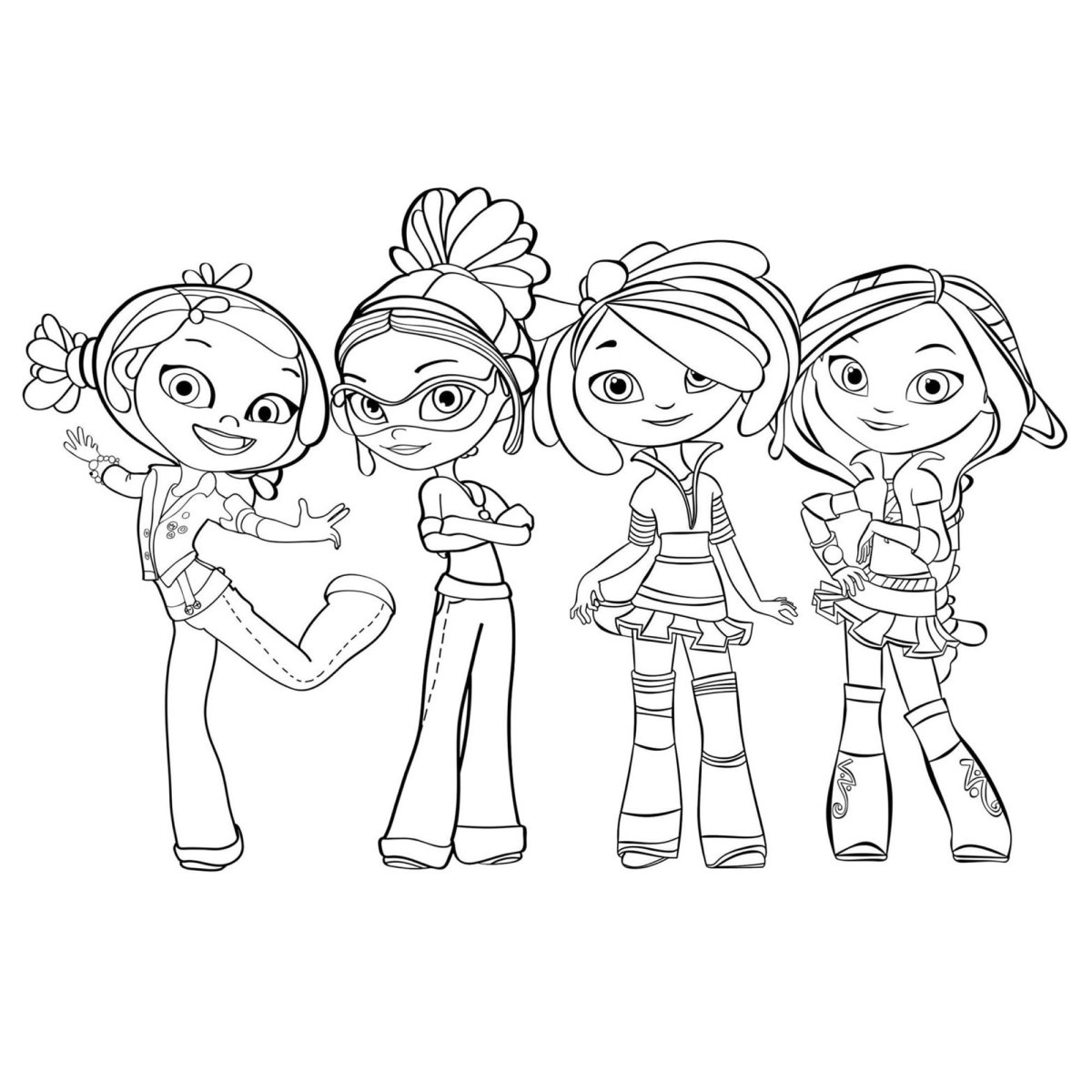 Супер раскраска сказочный патруль