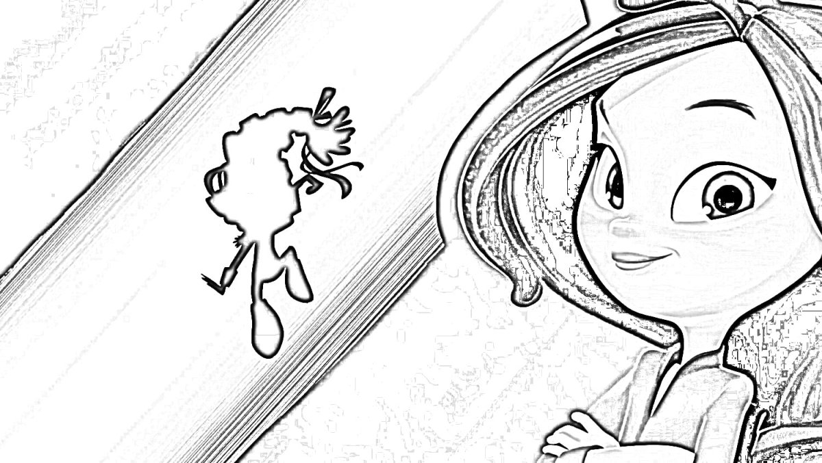 Раскраска сказочный патруль Алиса