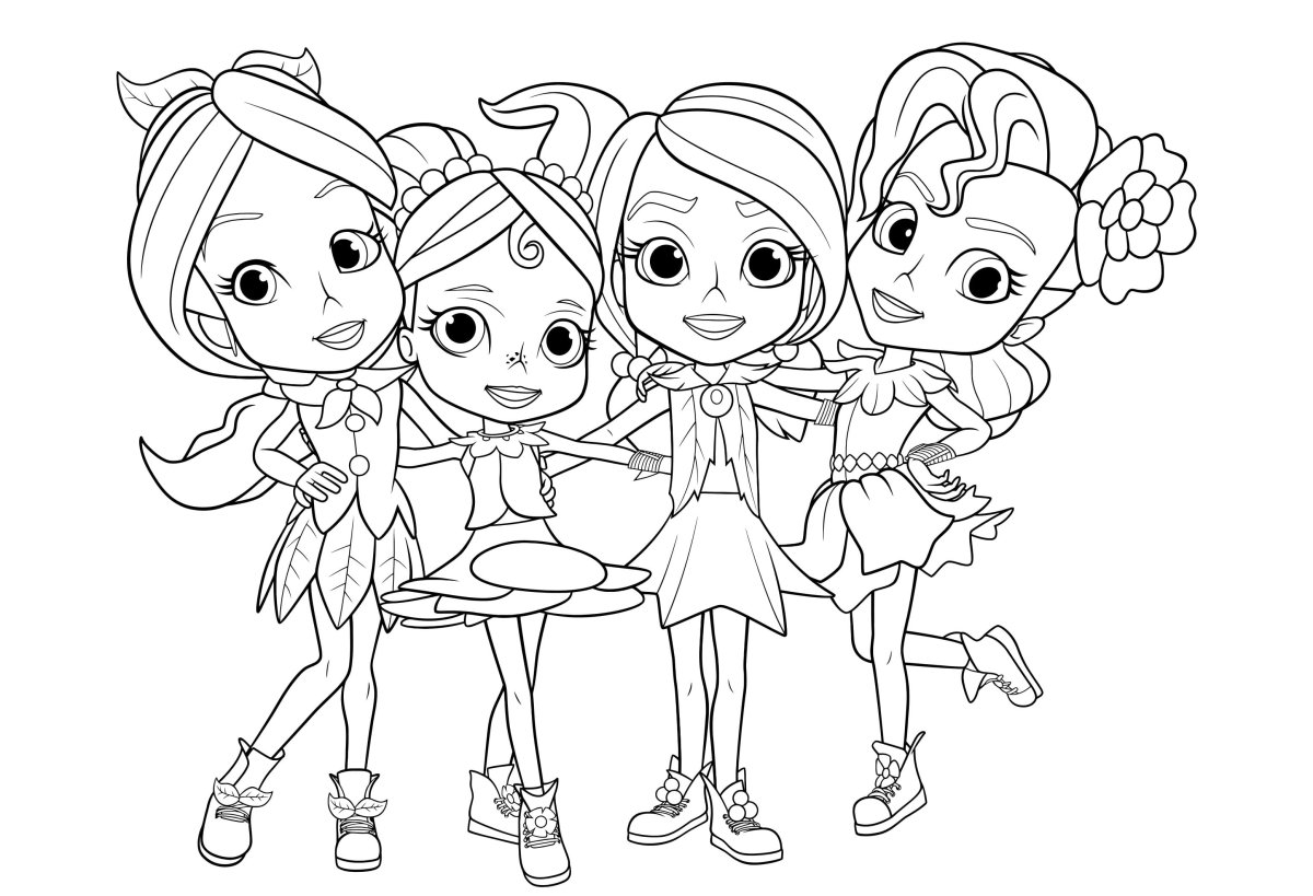 Раскраска сказочный патруль Василиса Васильевна