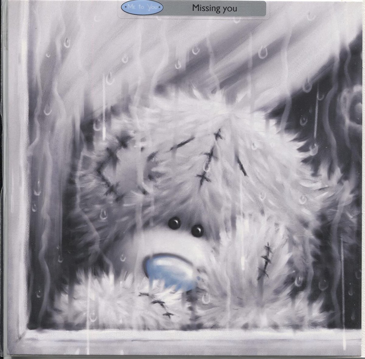 Обиженный плюшевый мишка