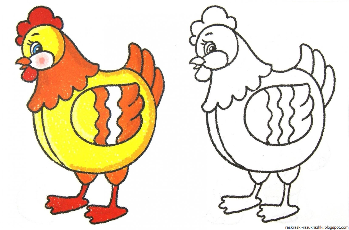 Раскраски цветные