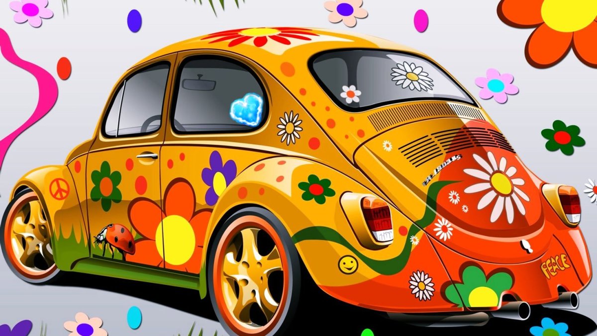 Машинки в разных направлениях