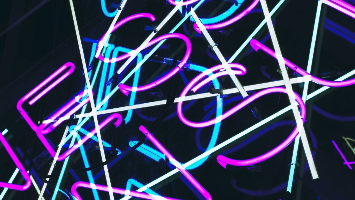 Неоновые обои