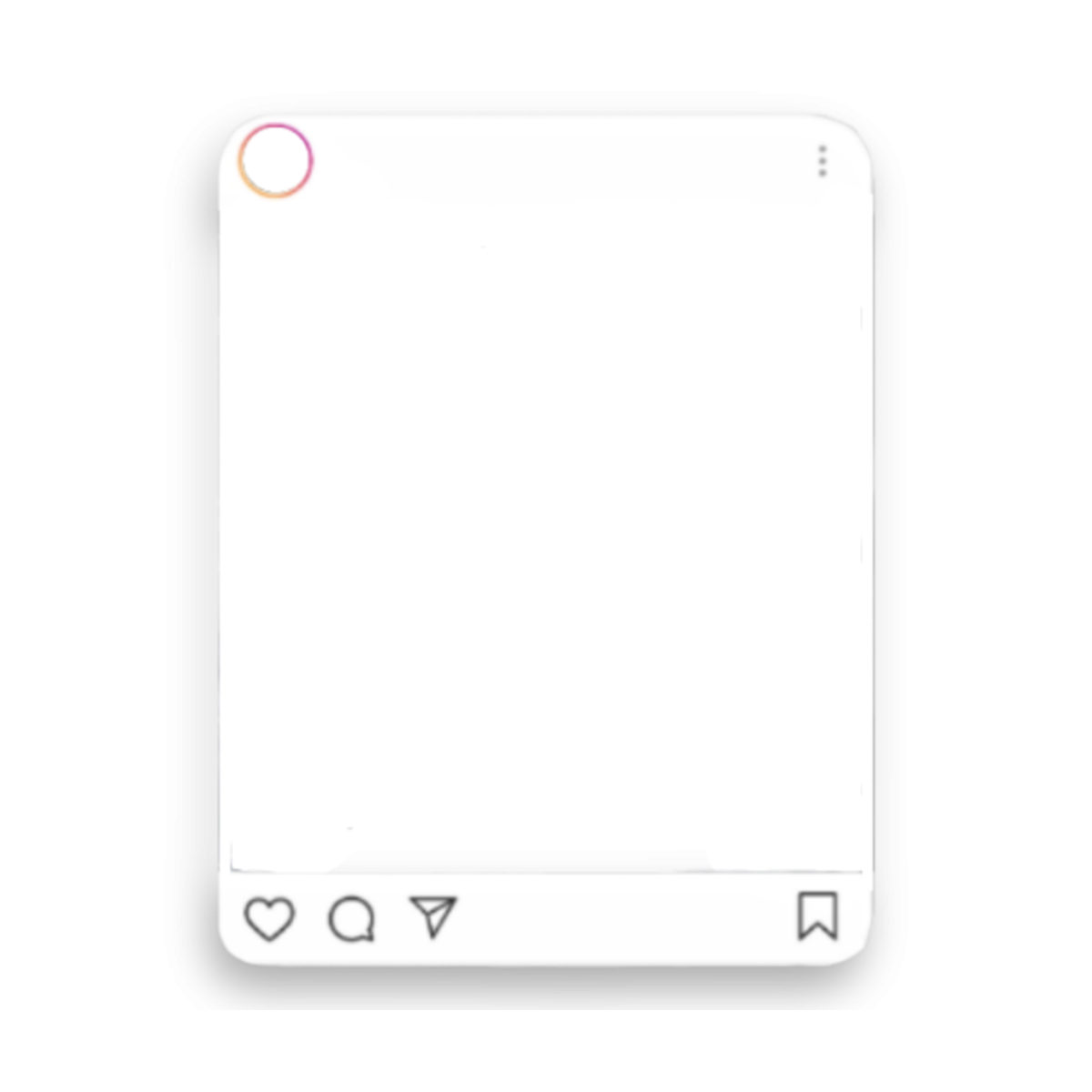 Рамка Инстаграм для фотошопа
