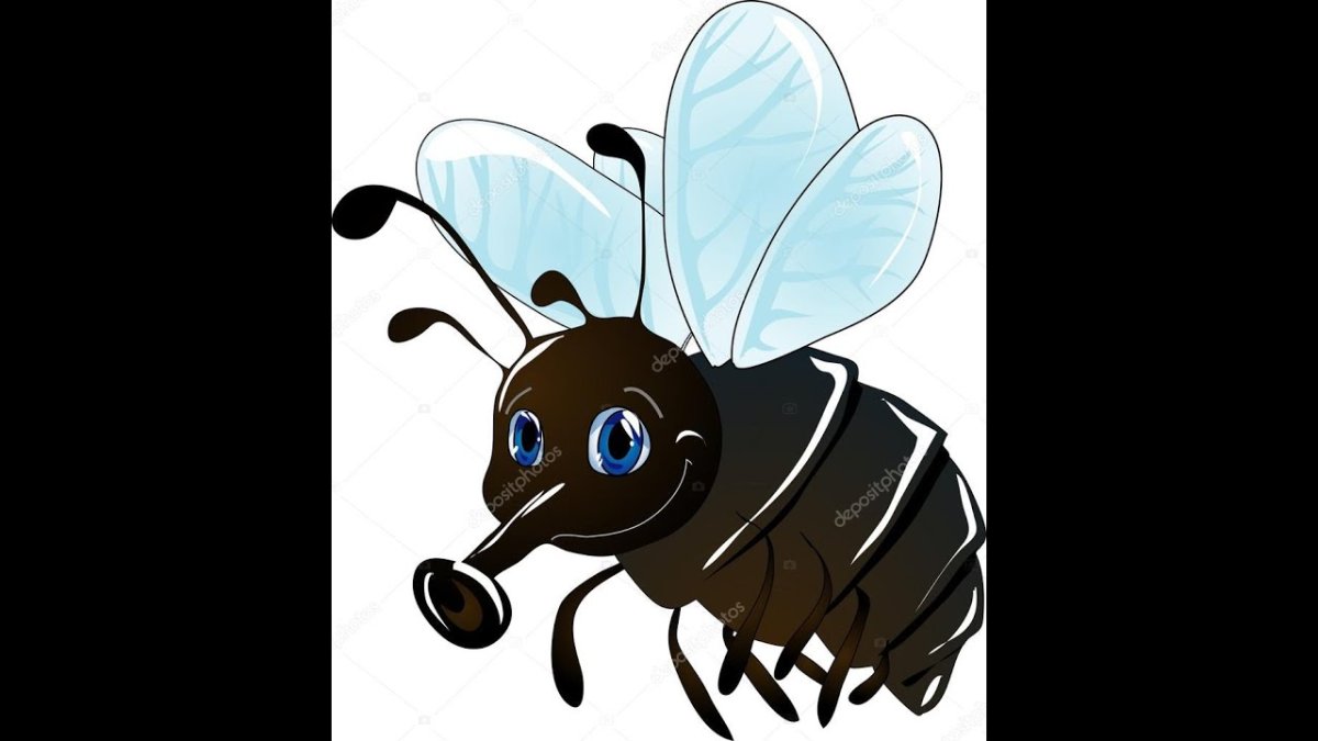 Милая Муха вектор
