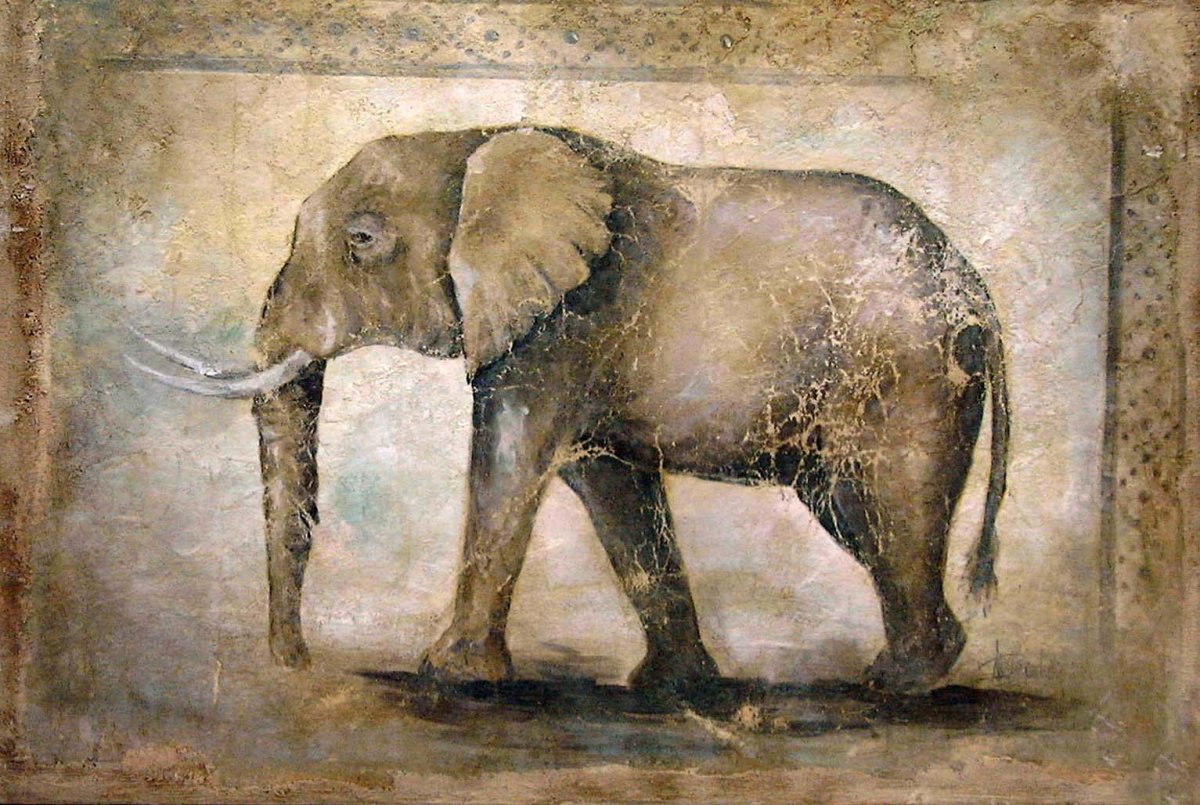 Фреска с животными