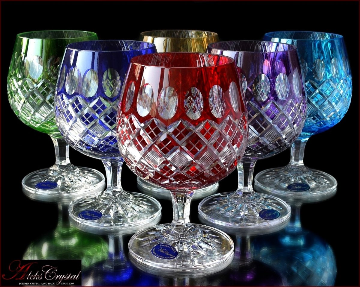 Цветной хрусталь Чехия Богемия