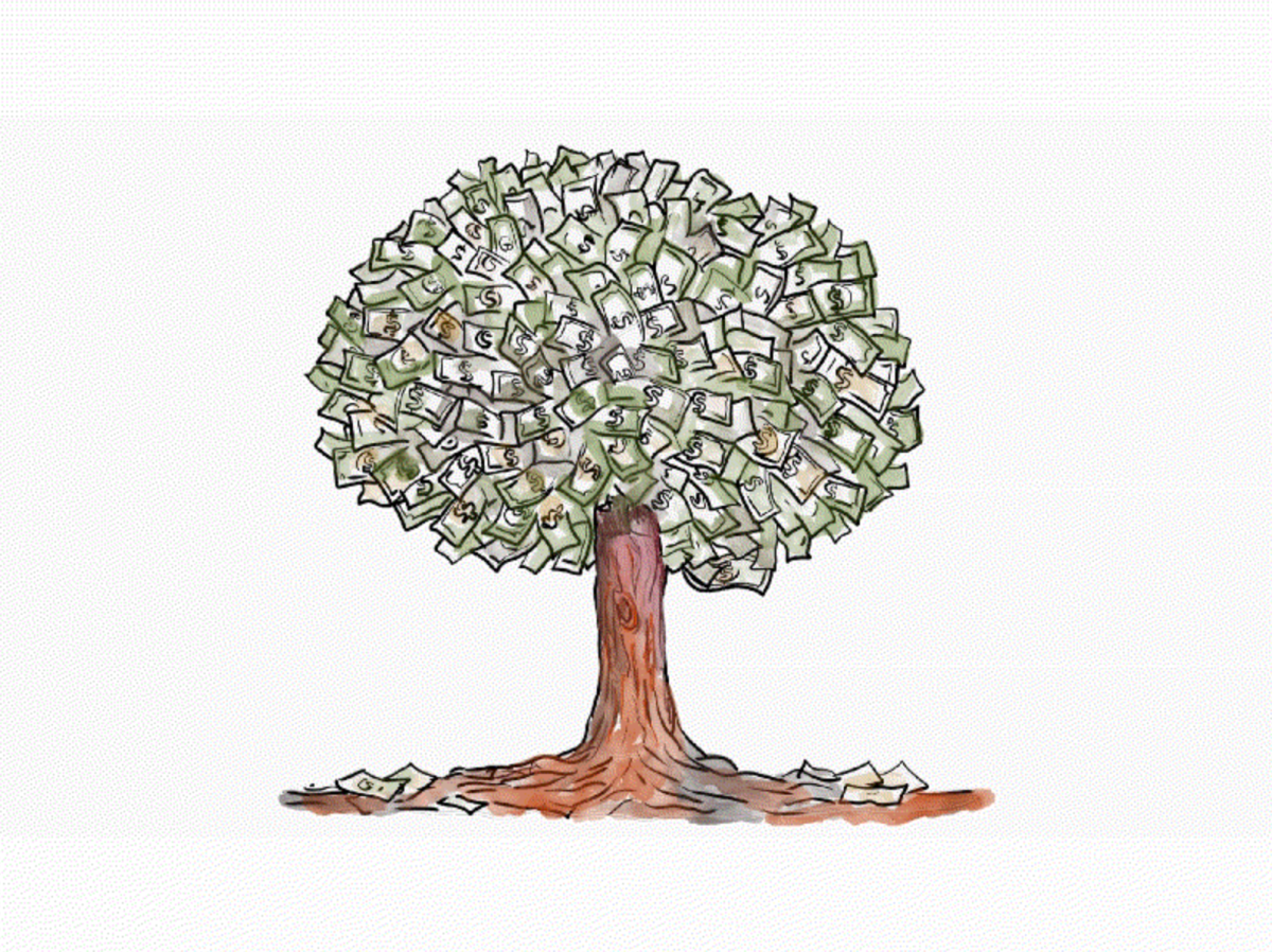 Зеленый лист дерева