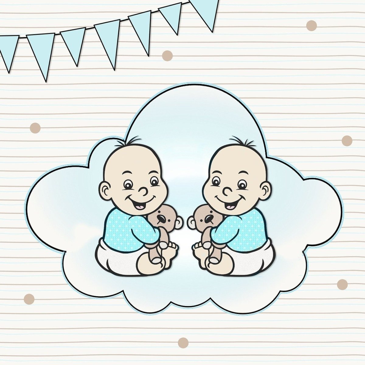 С днём рождения двойняшек