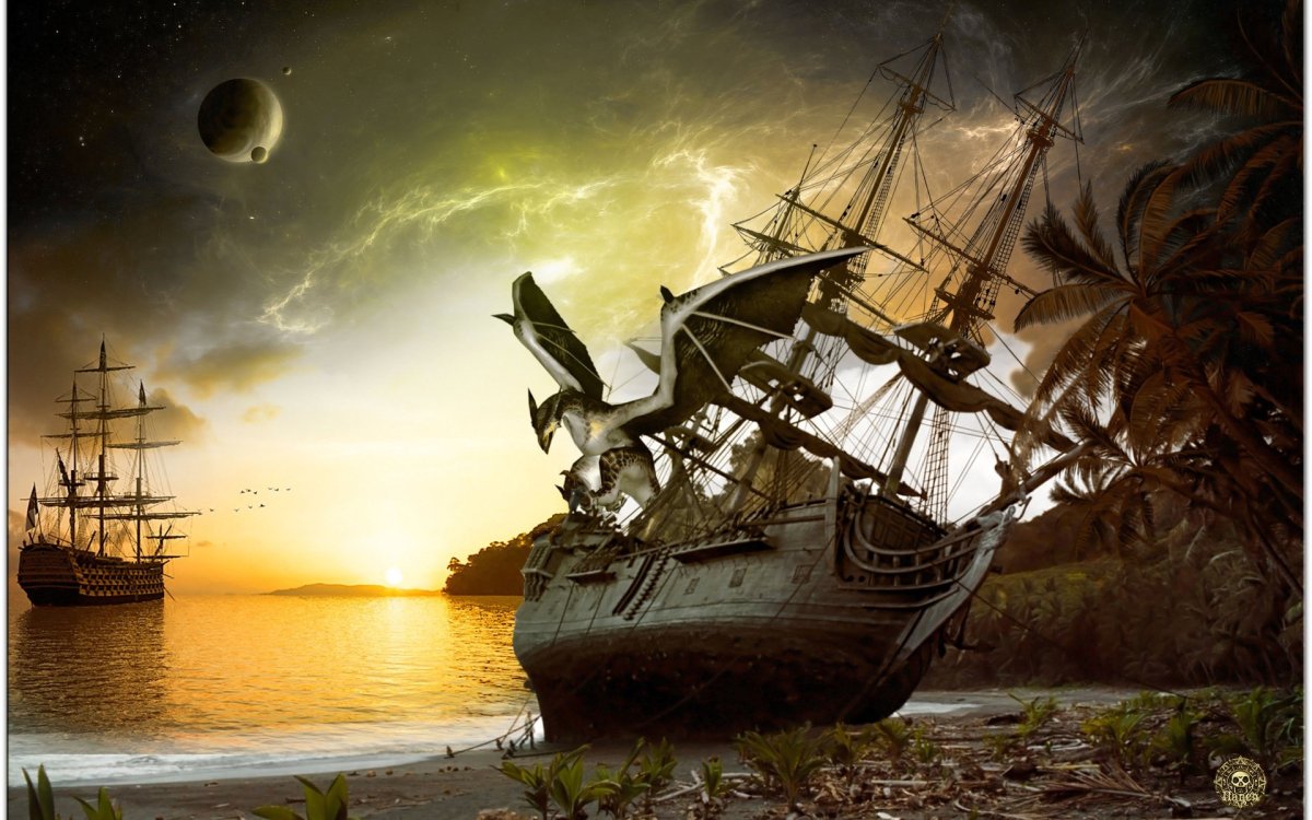 Бригантина корабль пиратов