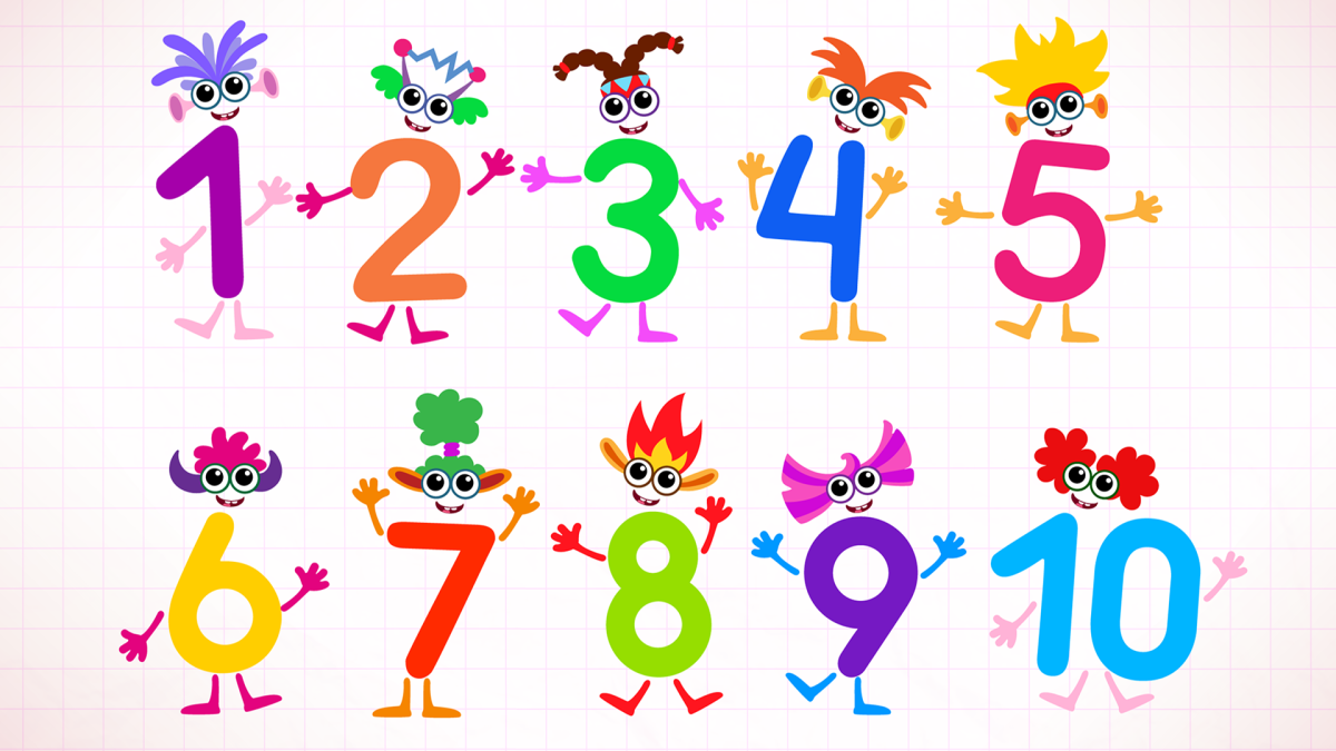 Цифры от 1 до 10 для детей