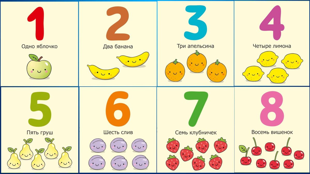 Как научить ребенка цифрам